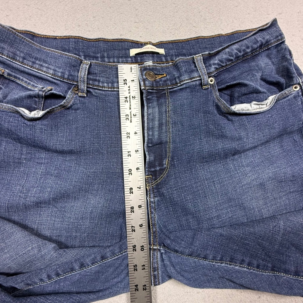 Levis Classic Bootcut Jeans Womens 16S Medium Wash Blue Denim WaterLess - Picture 6 of 11